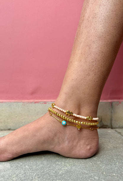 Set of 3 anklets - Kalakari