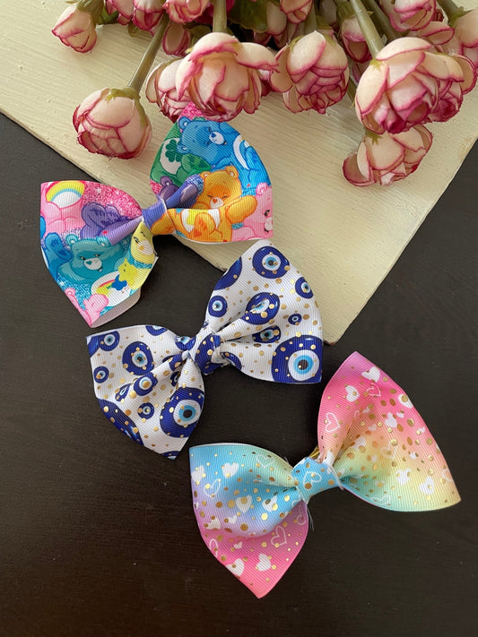 Set of 3 printed classic bows - Kalakari