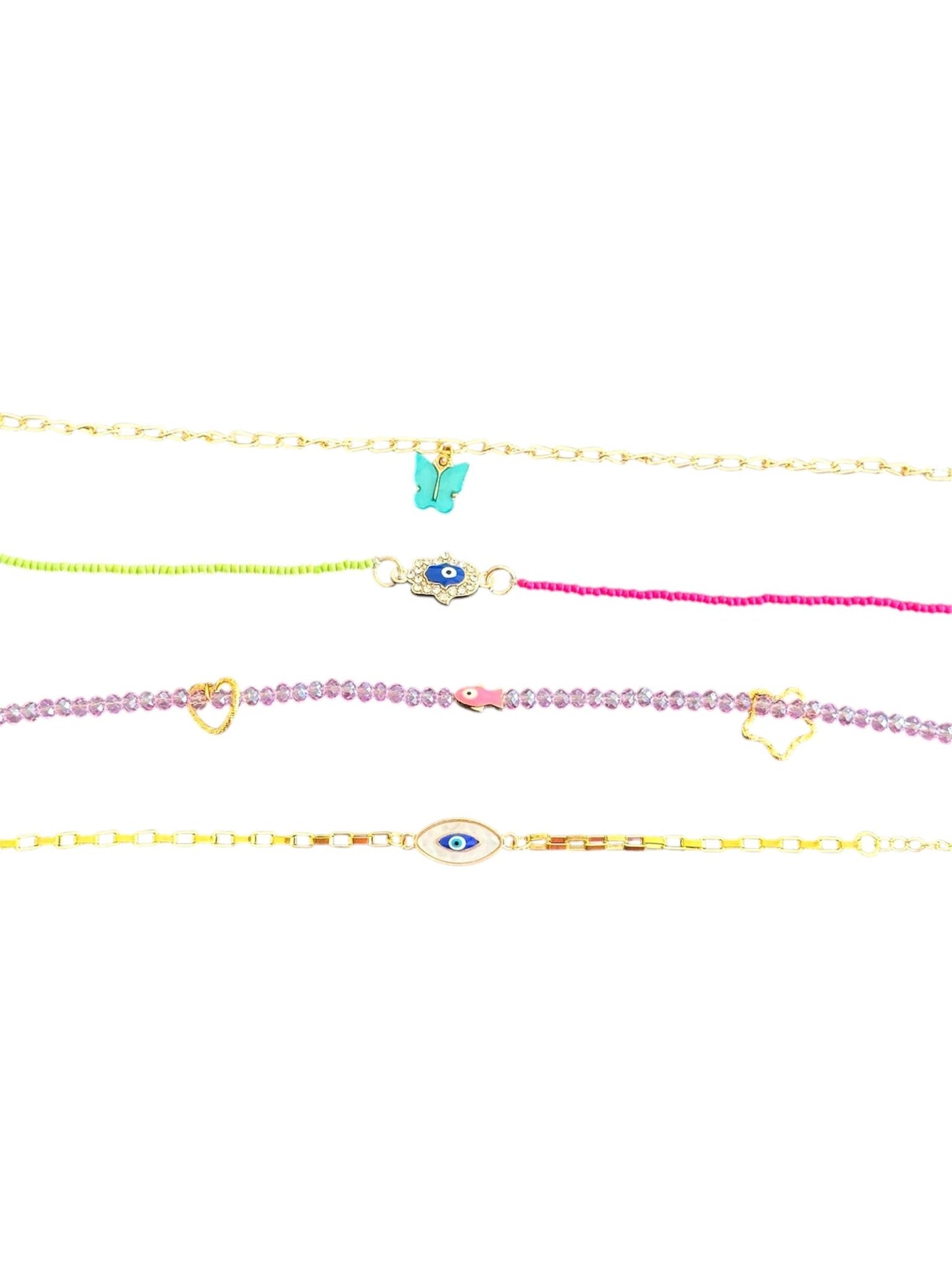 Set of 4 anklets - Kalakari