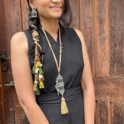 Set of parandi and necklace set - Kalakari