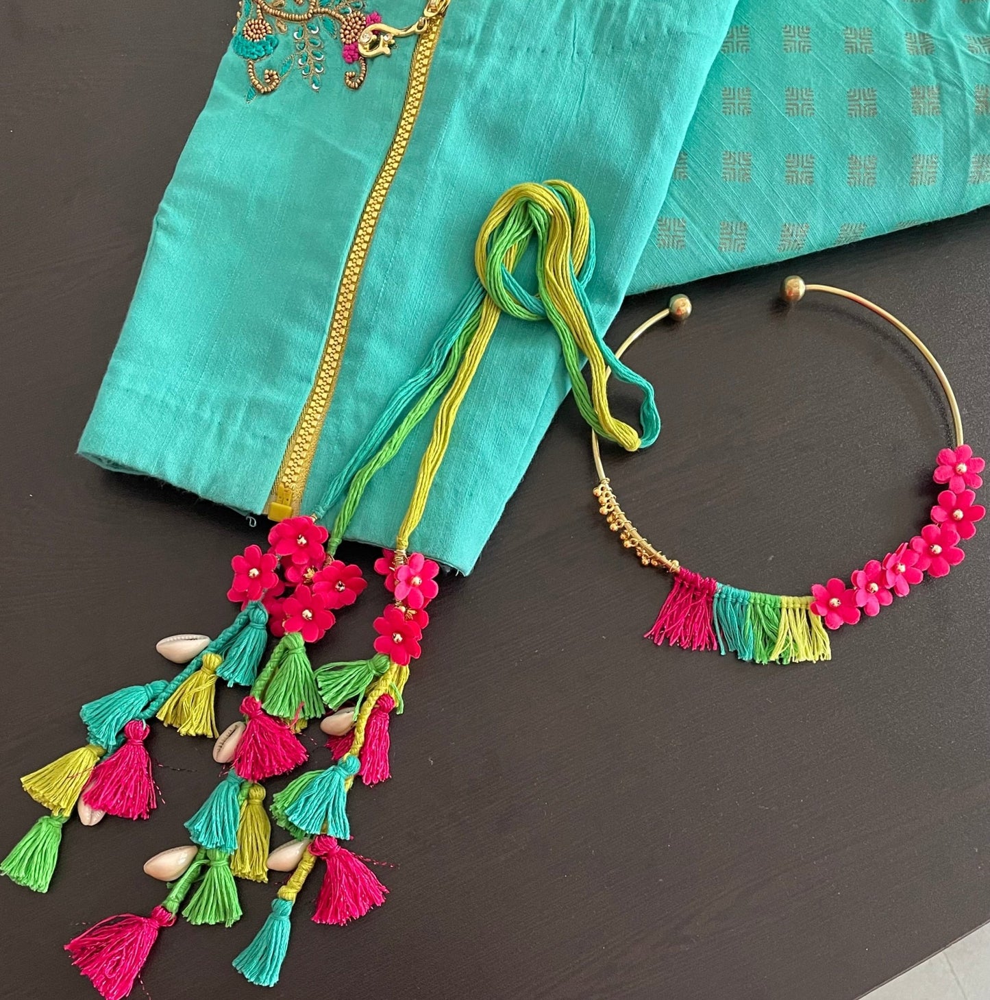 Shades of green combo - Kalakari