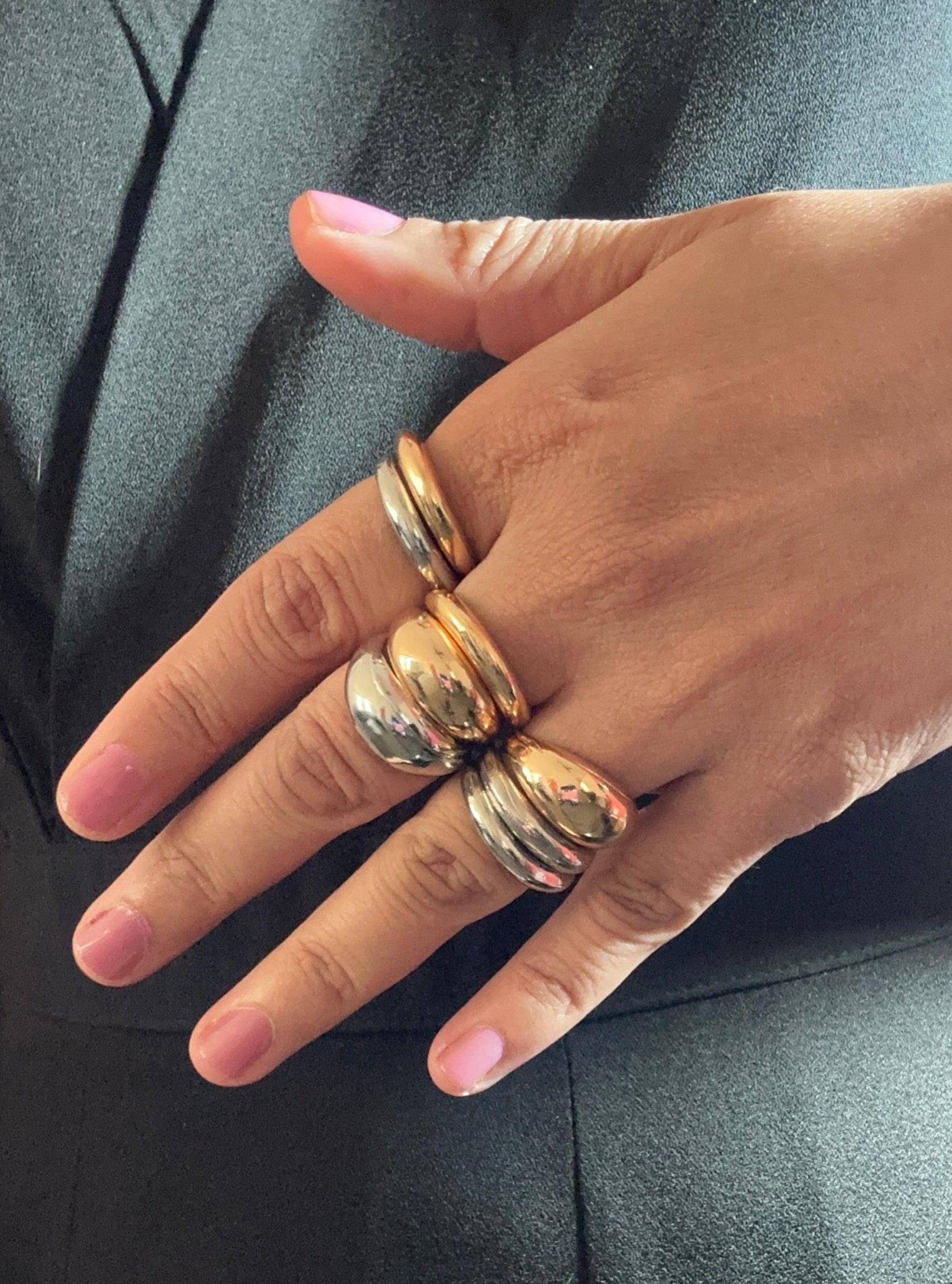 Sona chandi ring combo - Kalakari