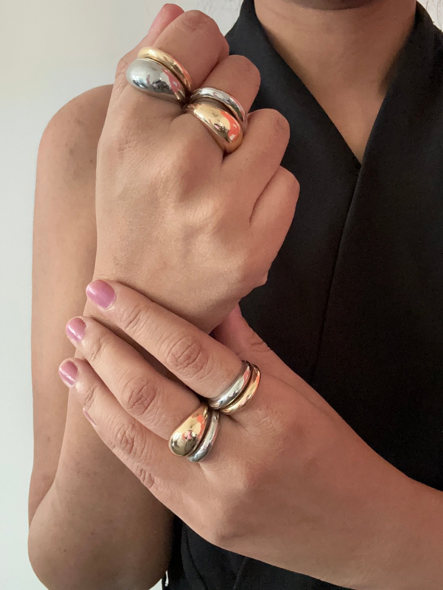 Sona chandi ring combo - Kalakari