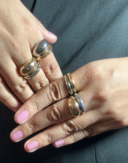 Sona chandi ring combo - Kalakari