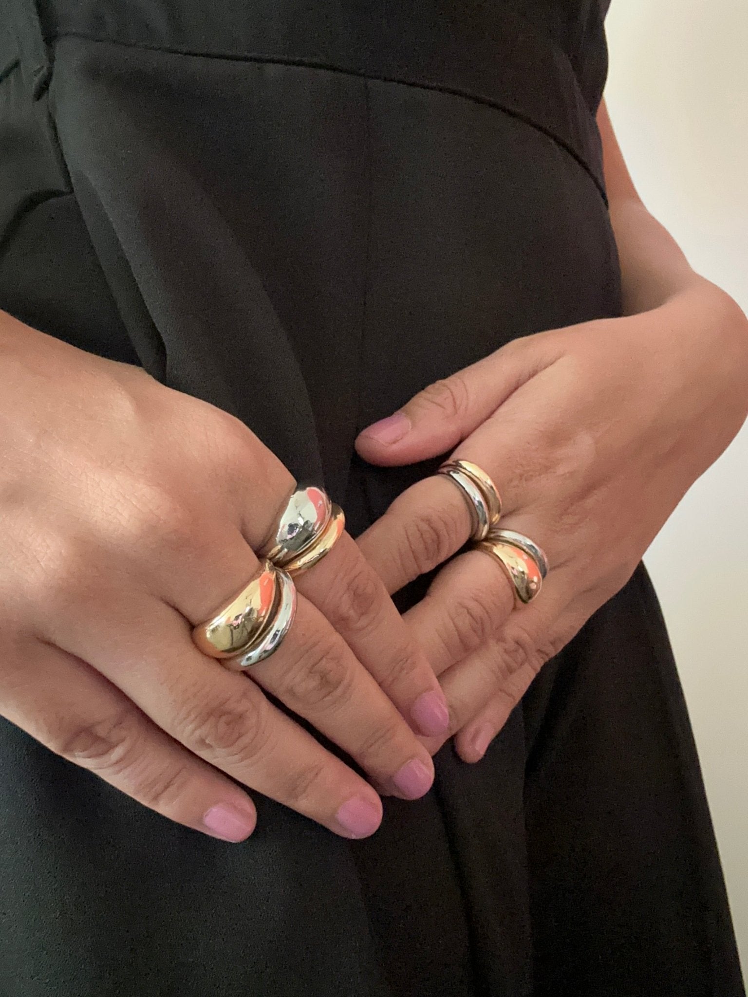 Sona chandi ring combo - Kalakari
