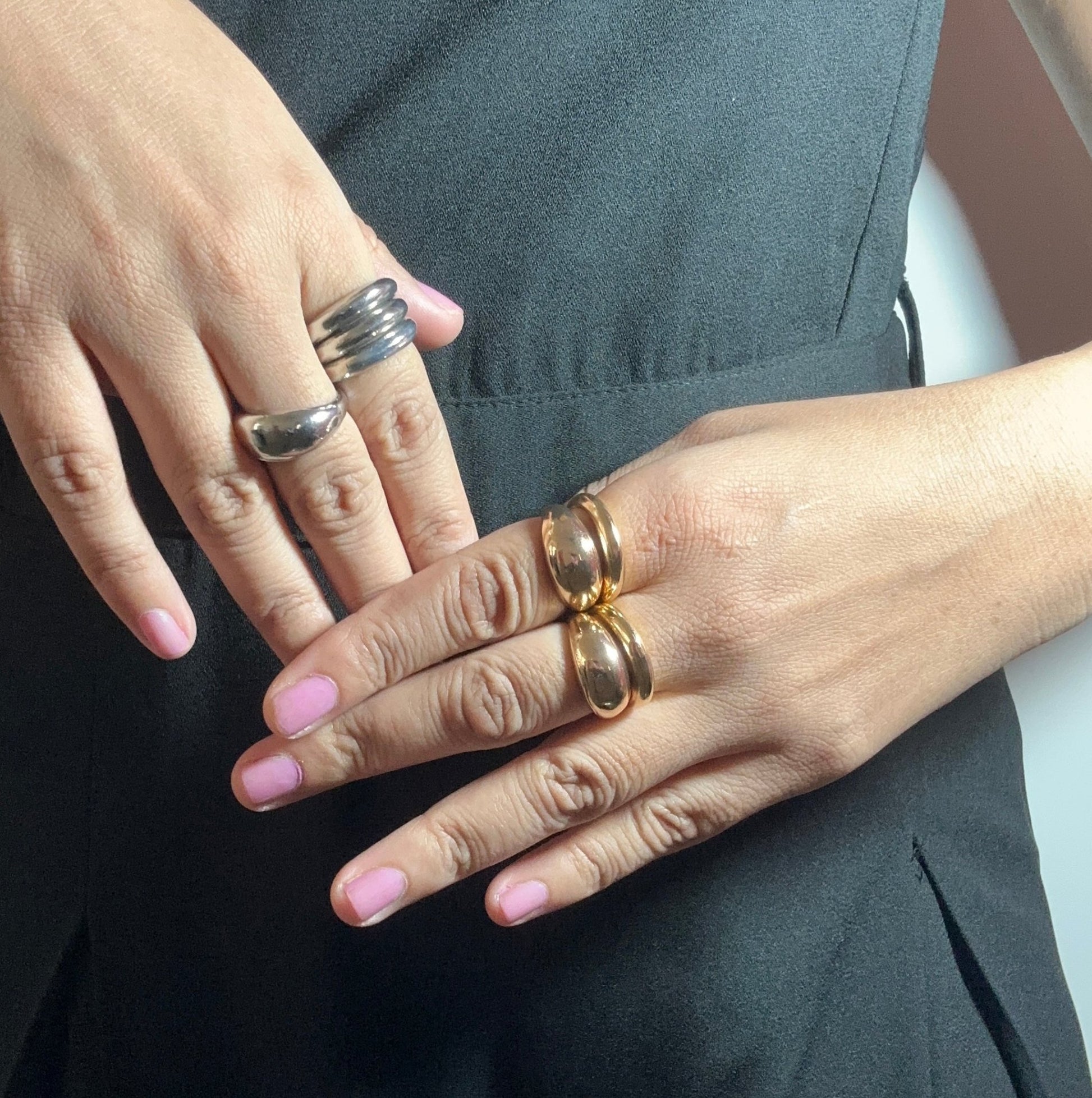 Sona chandi ring combo - Kalakari