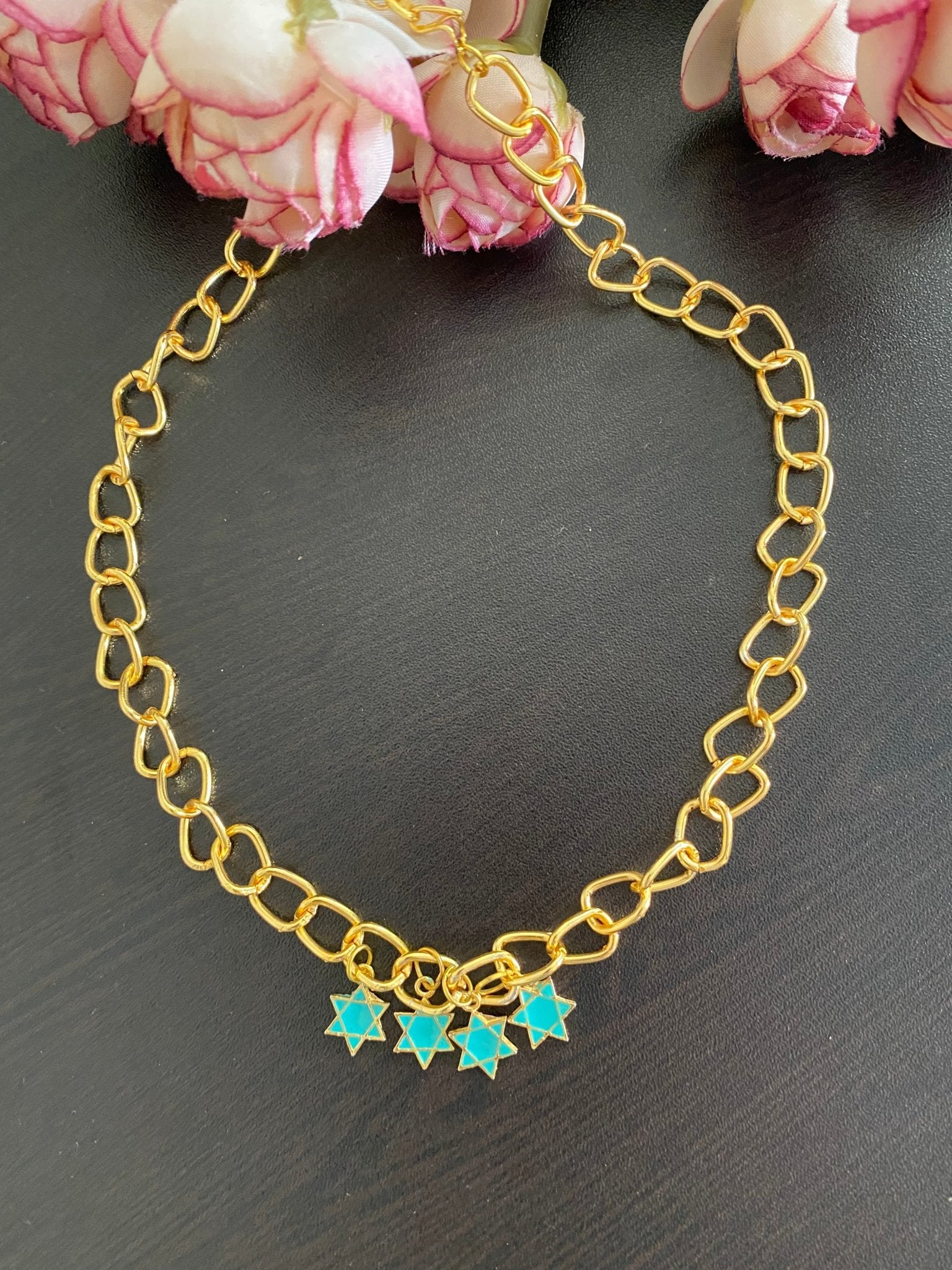 Star charms chunky chain - Kalakari