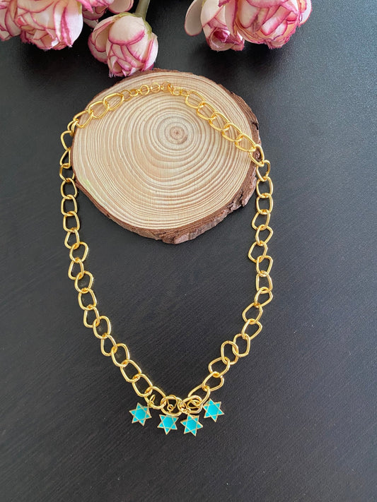 Star charms chunky chain - Kalakari