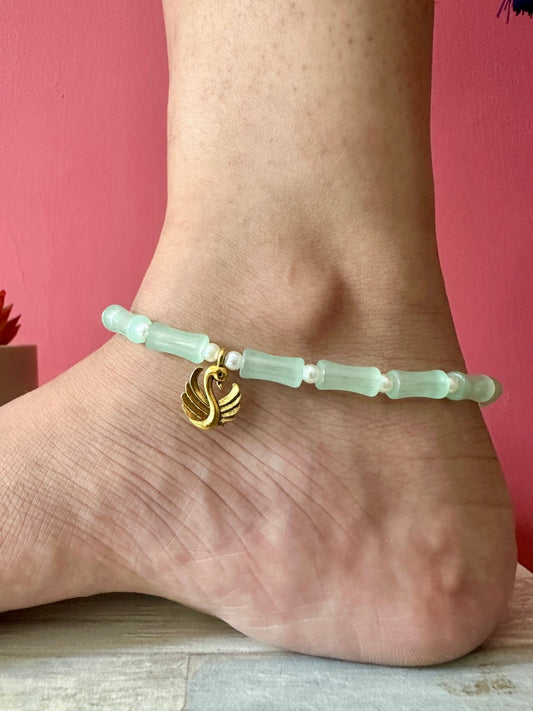 Swan anklet - Kalakari