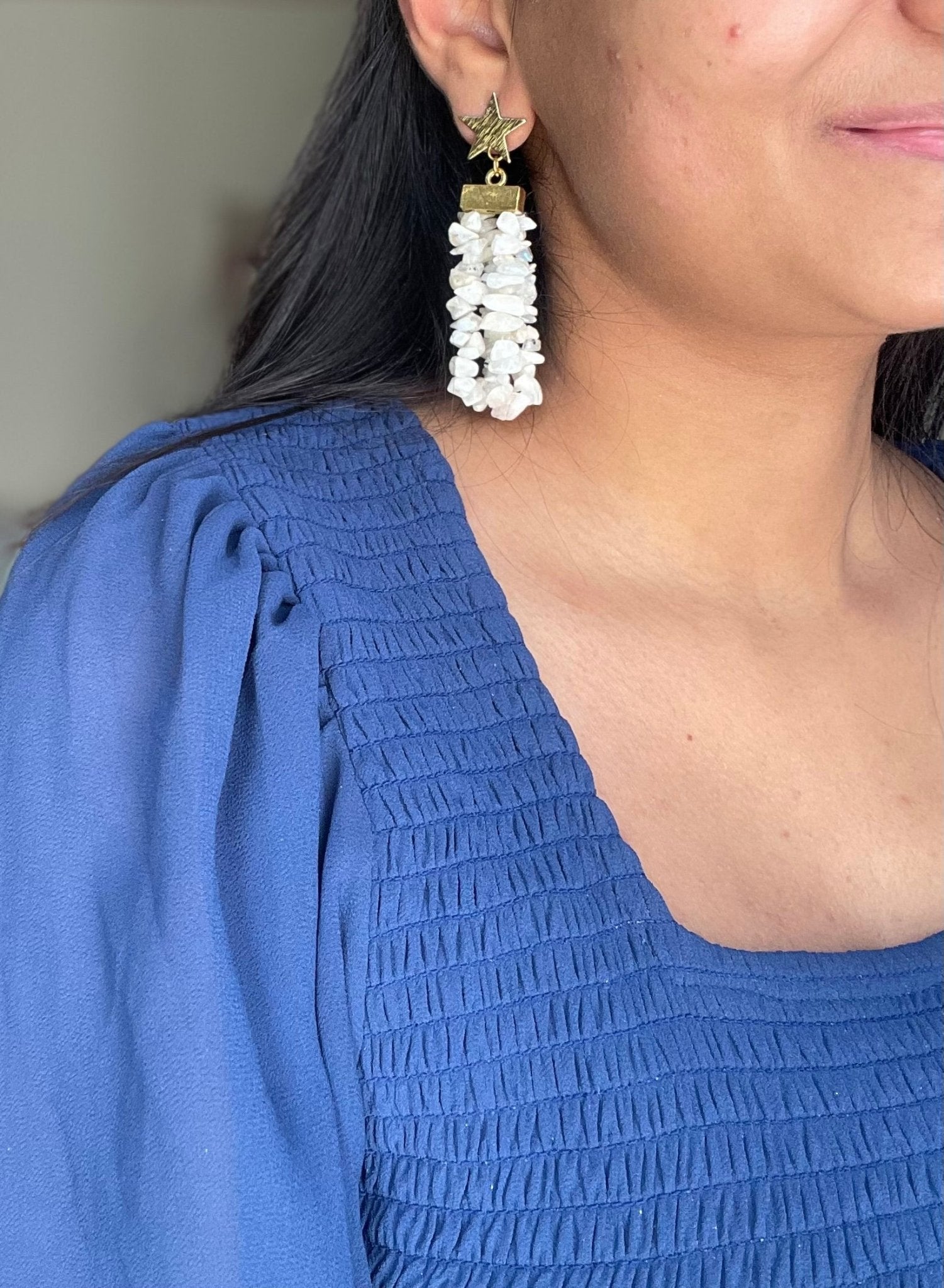 TARA SITARA EARRINGS - Kalakari