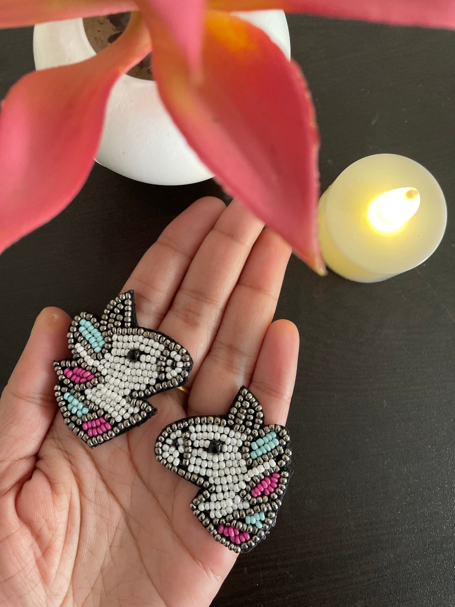 Unicorn earrings - Kalakari