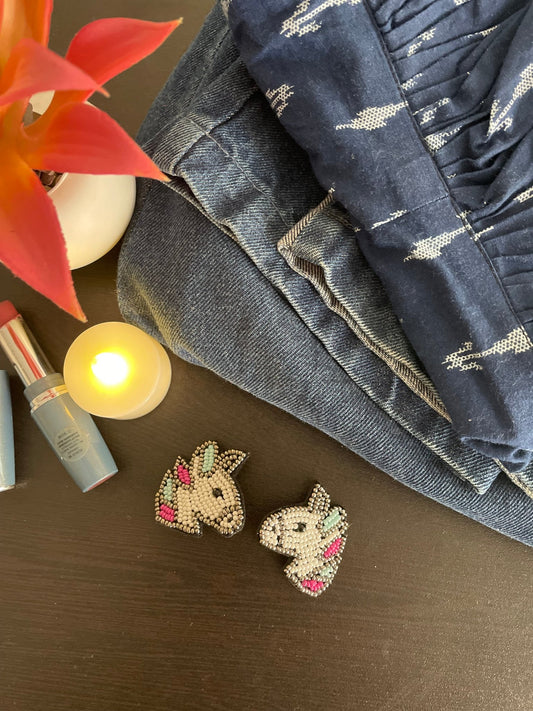 Unicorn earrings - Kalakari